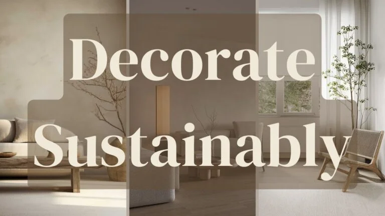 10 Sustainable Home Decor Ideas for Eco-Friendly Living